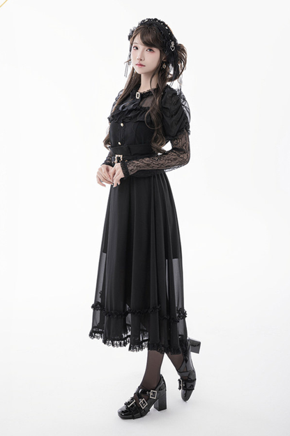Moonlight High-Waist Skirt + Belt