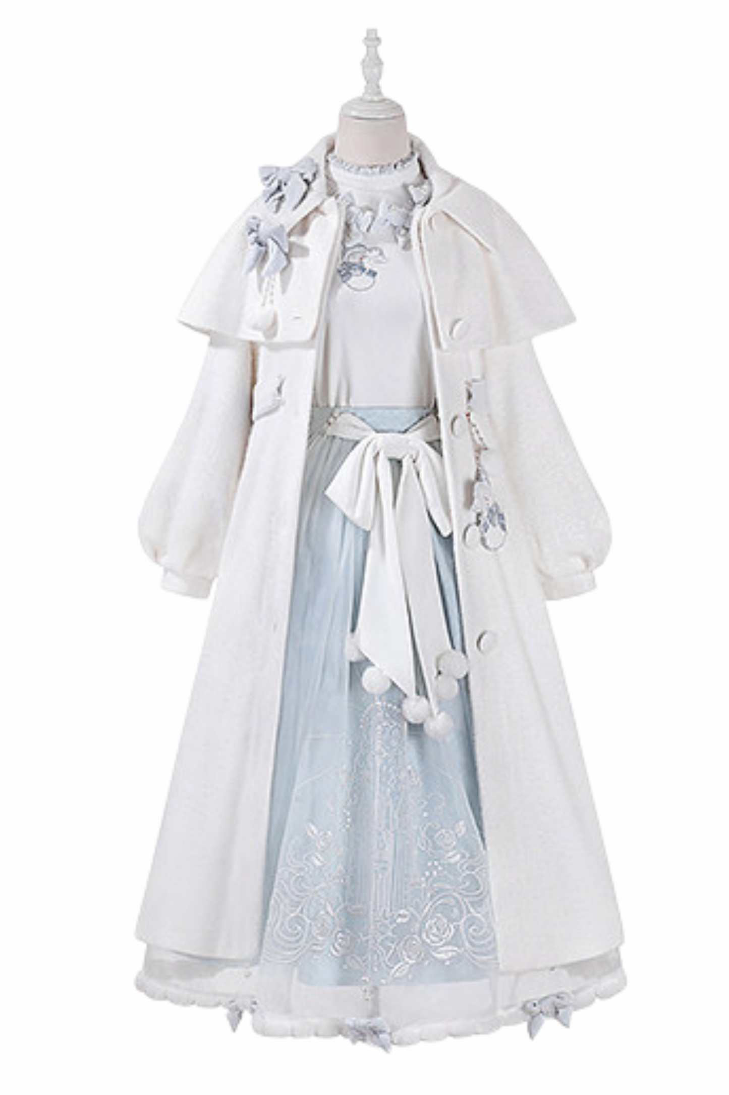 Clear Sky Lolita Mantel + Oberteile + Rock