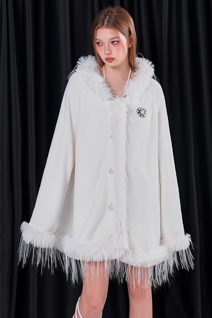 スノーカントリーフードマント