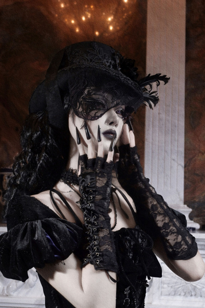 Gothic Style Flat Strap Duke Hat