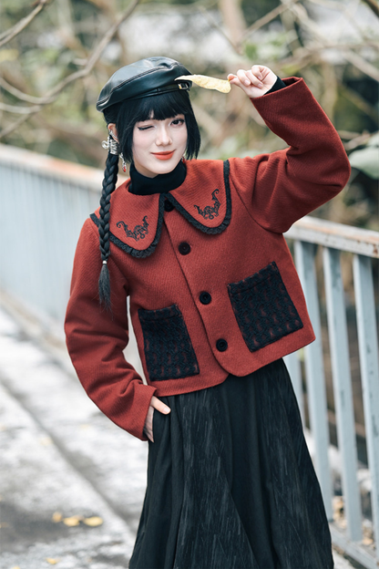 チャイナモードショートジャケット