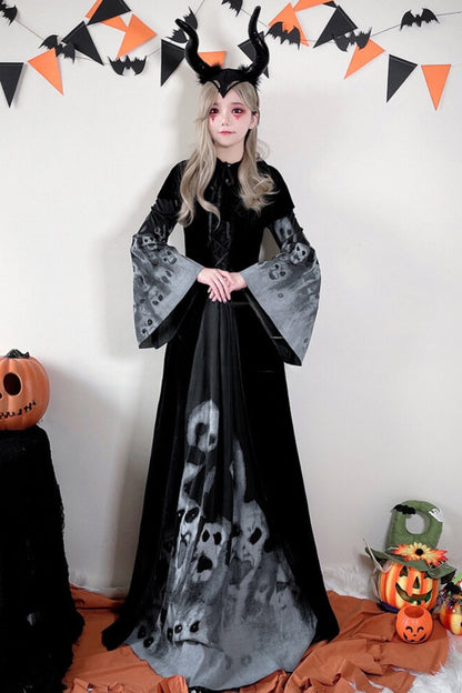 Adult Skeleton Witch Cosplay Dress