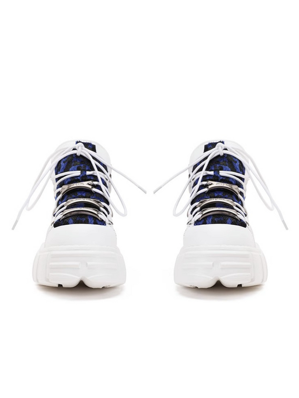 White Leopard Cool & Dark Power Sol Sneakers