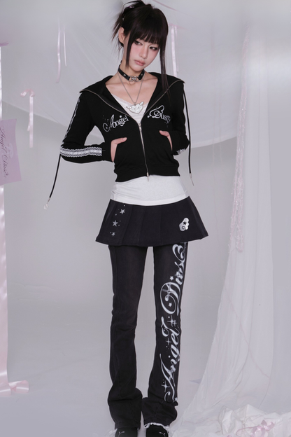 エンジェルストーンロゴY2Kパーカー