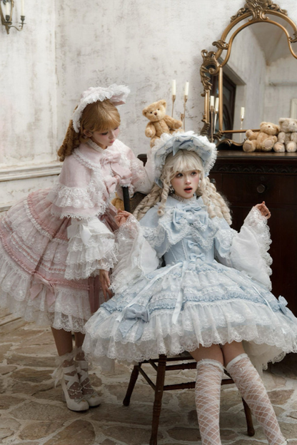 Nice Heartbeat Lolita Dress + Cape + Hat