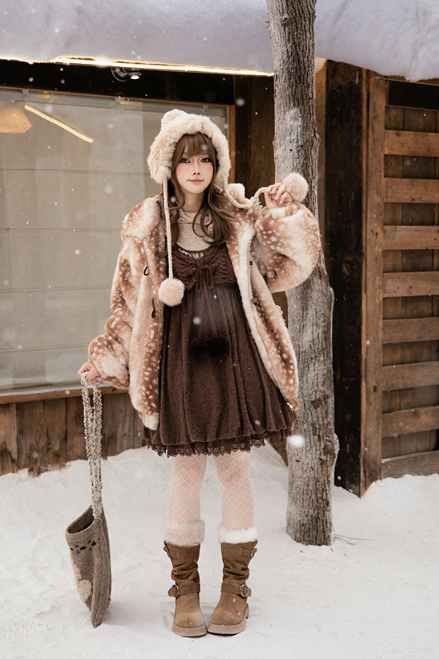 つぼみサスペンダードレス+トップス