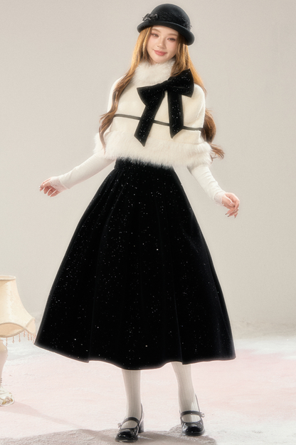 フレンチハイエンドマント +フレアスカート