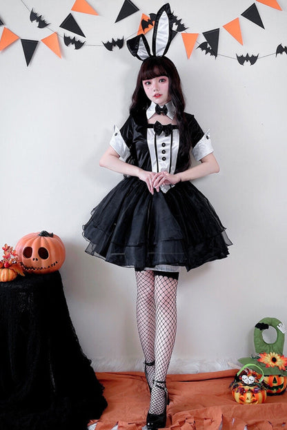 Halloween Bunny Girl Nightclub Dress