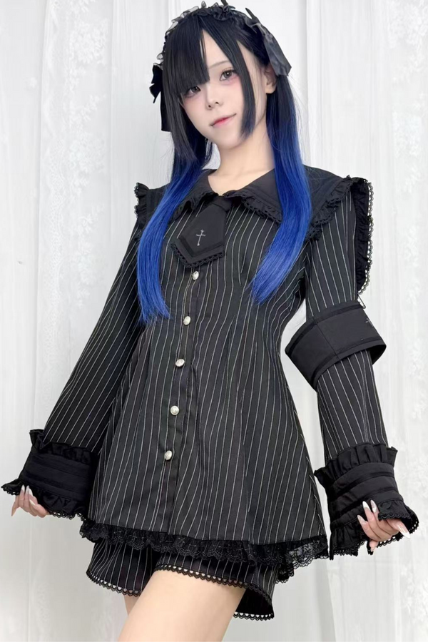 Subculture Wide Collar Setup + Dark Hairband