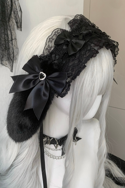 Bunny Ears Lace Headband