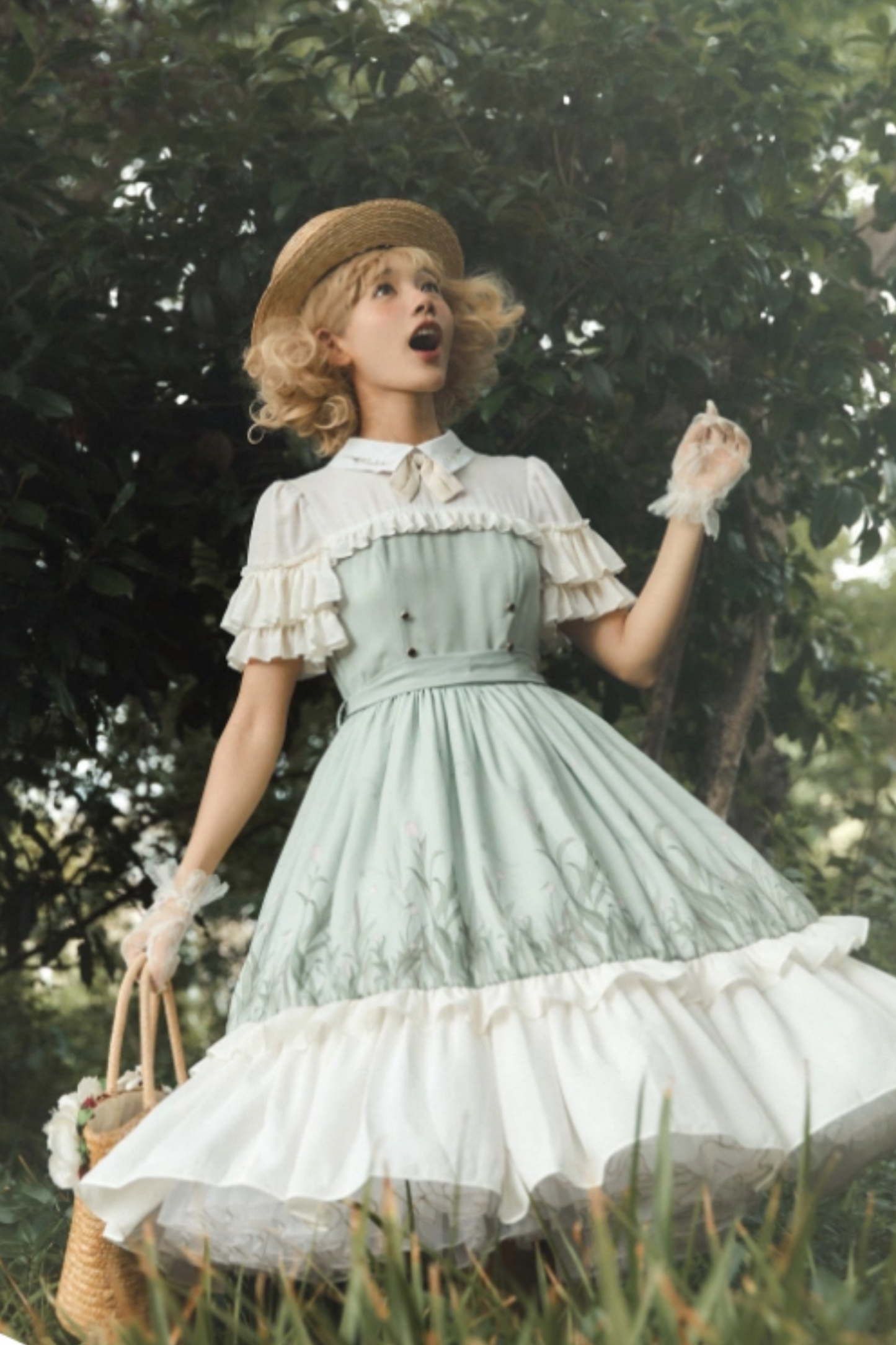 Retro Girly Elegance Dress