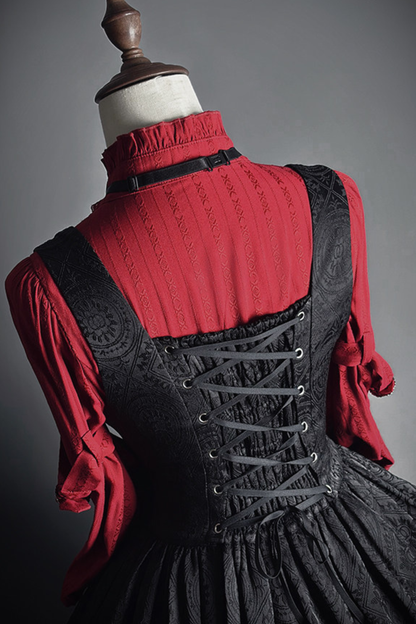 【2月23日予約締切】ドーンブレイカーゴシックジャカードミリタリービスチェサスドレス