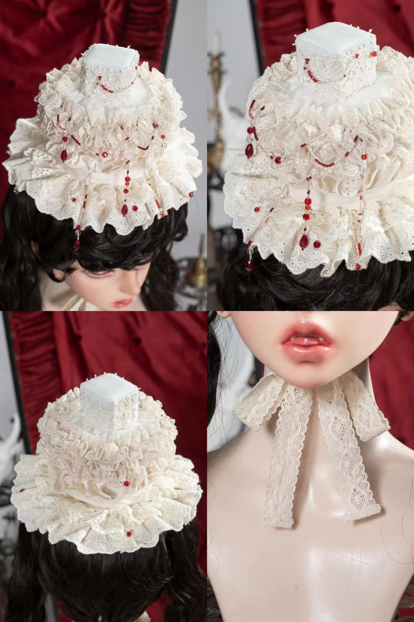 Cotton Frill Lolita Accessory Set
