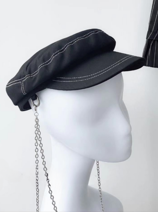 Military uniform] Accessories for Front Button Army Taste Split Dress