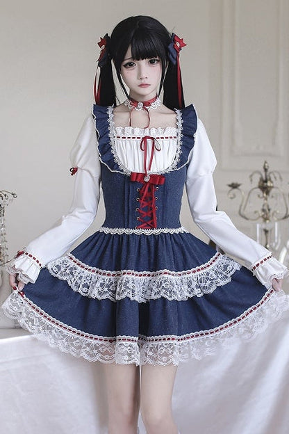 Snow White Snow White Juliet Sleeve Dress + Accessories
