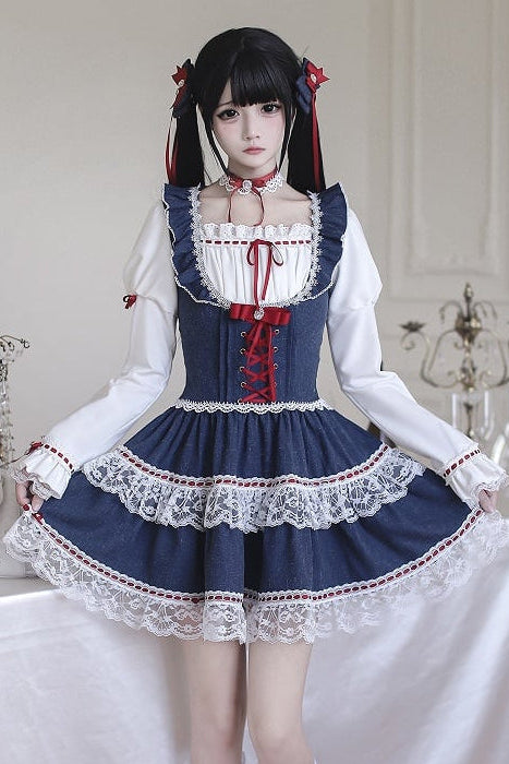 Snow White Snow White Juliet Sleeve Dress + Accessories