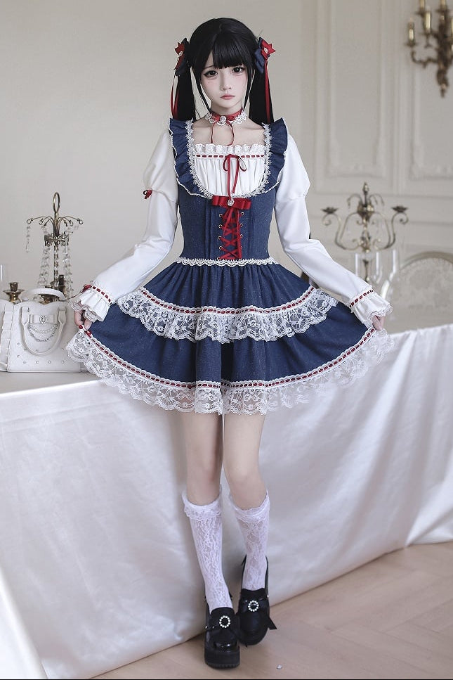 Snow White Snow White Juliet Sleeve Dress + Accessories