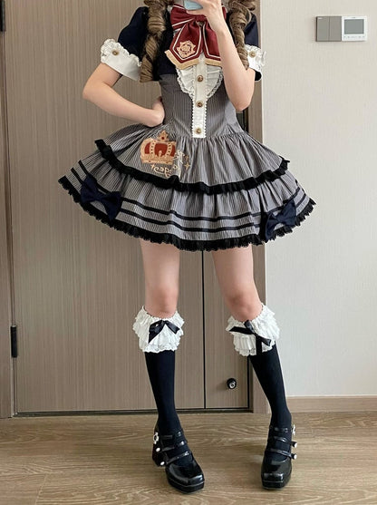 [Pre-order Deadline: March 31] Magical Academy Elegant Crown Embroidery Dress Type A/B