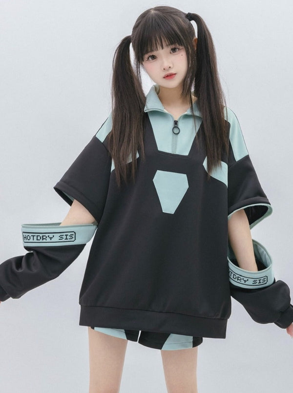 [Angel area 👼] Subculture parka aqua system setup