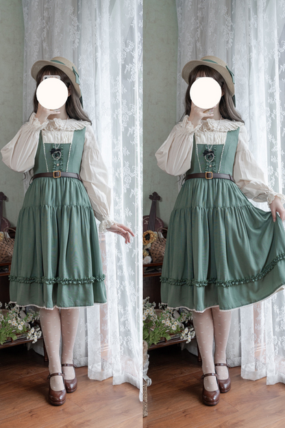 Sketch Wild Rose Elegant Lolita Jumperskirt