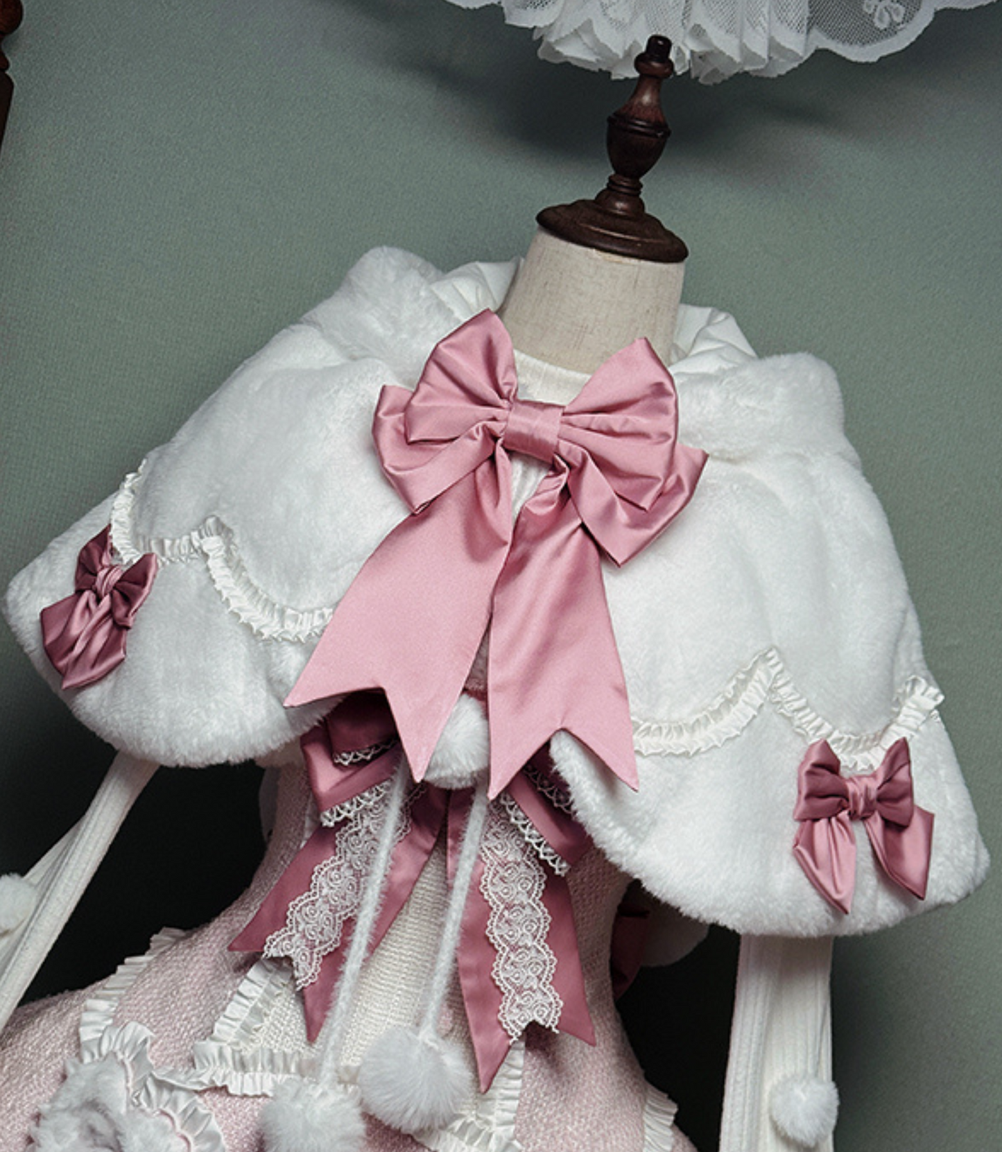 [Deadline for reservations: December 8] Frosted Sugar Rabbit Series Rabbit Ear Hoodie Cape Coat