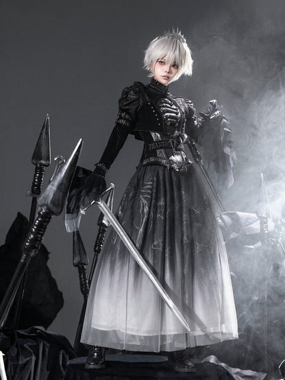 【6月8日予約締切】ファントムナイトミリタリーダークエポレットアーマークロップドジャケット