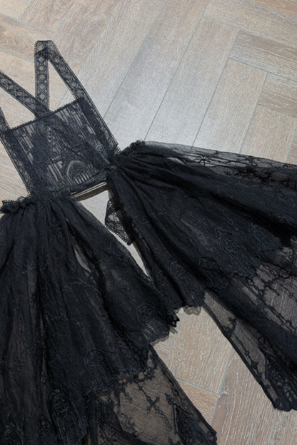 【4月19日预售截止】哥特蕾丝连衣裙+胸衣+裙子+上衣+发带+帽子+胸针