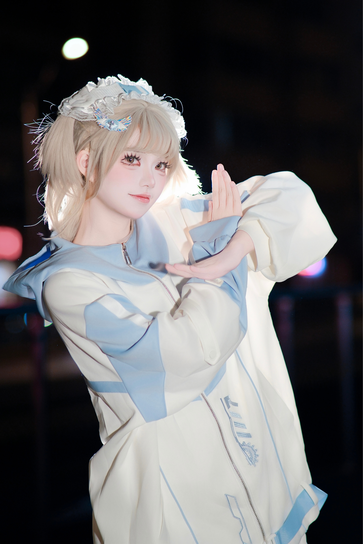 サイバーサブカルジャージジャケット+ショートパンツ+レッグカバー