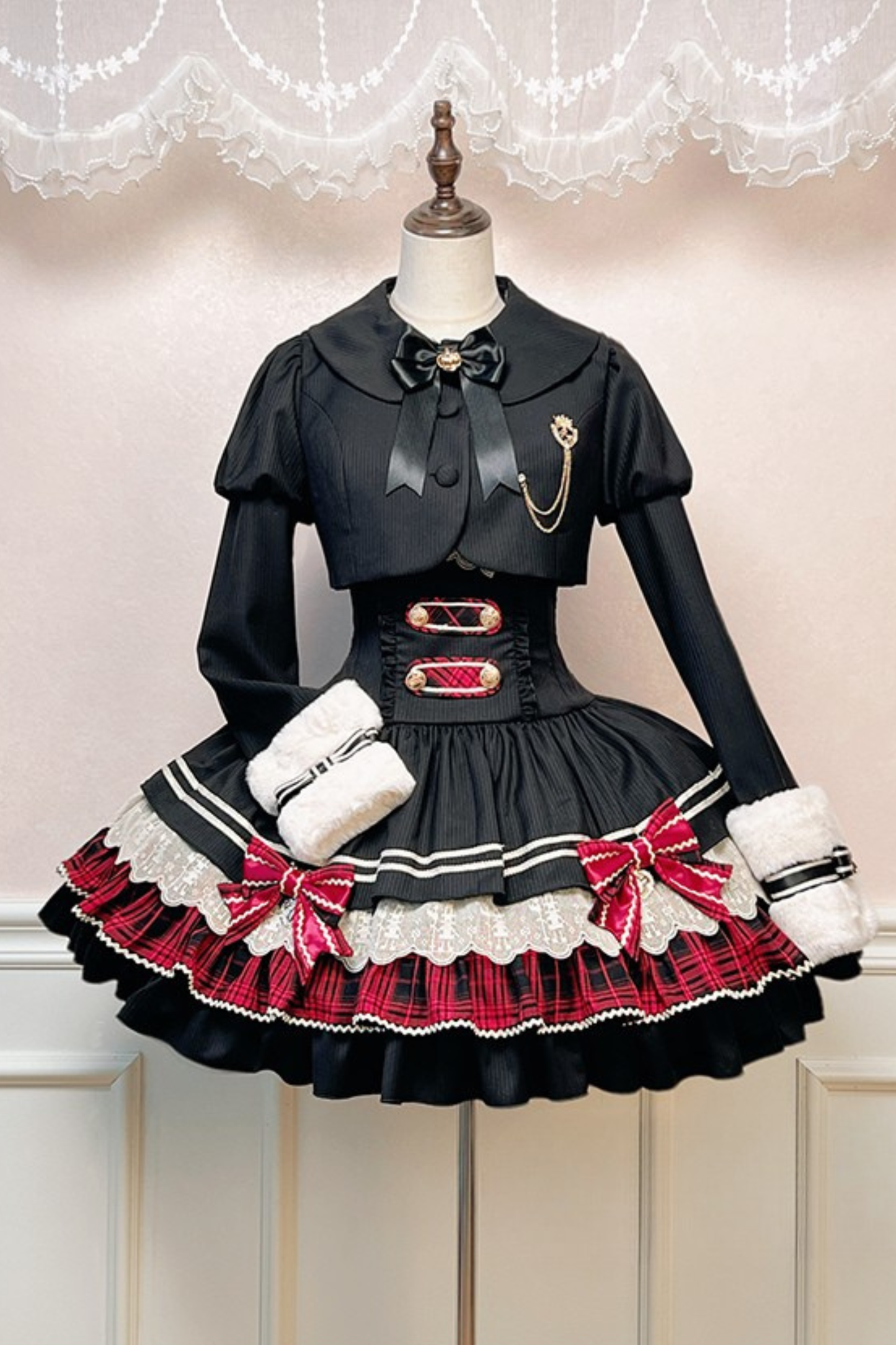 【1月13日予約締切】Honor Guard Ceremonyファーカラー付きショートジャケット