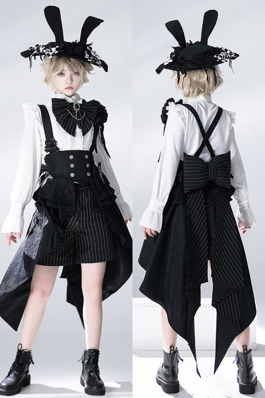 ラビットシアタージャガードバージョンロリータプリンスシャツウエストシールスーツ【予約商品】