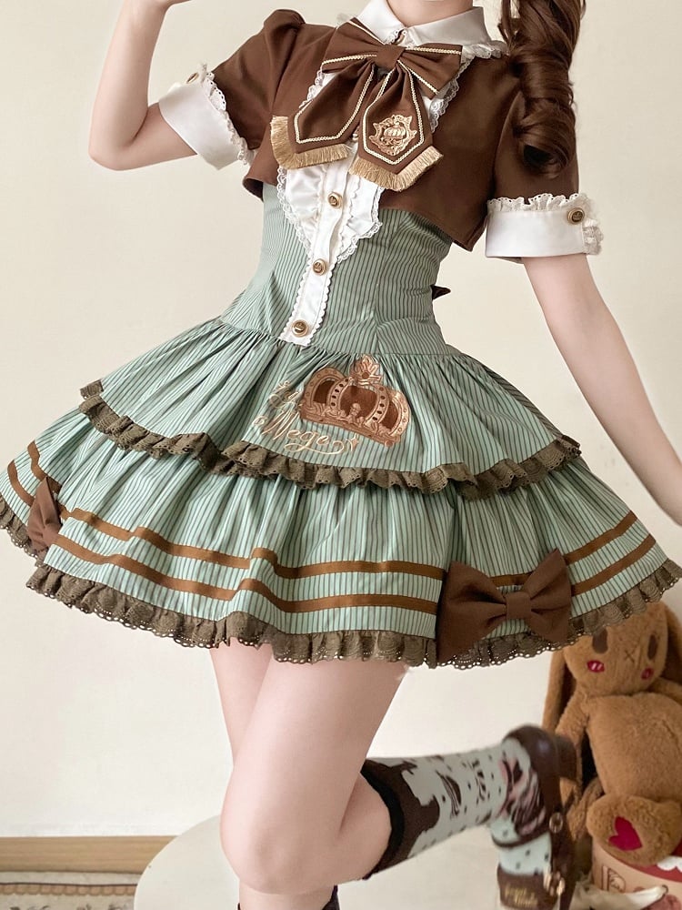 [Pre-order Deadline: March 31] Magical Academy Elegant Crown Embroidery Dress Type A/B