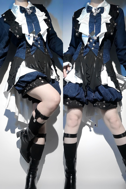 【予約商品】スタープリンスイレギュラーデザインラッフルジャケットスーツ