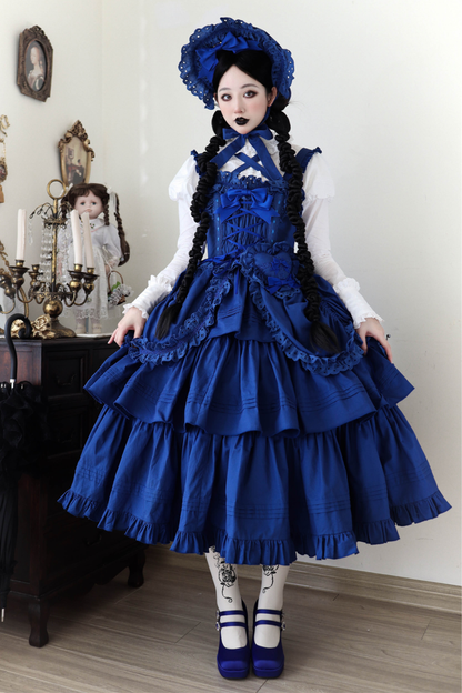 Lace Goth Subculture Dark Star Island Lolita Dress