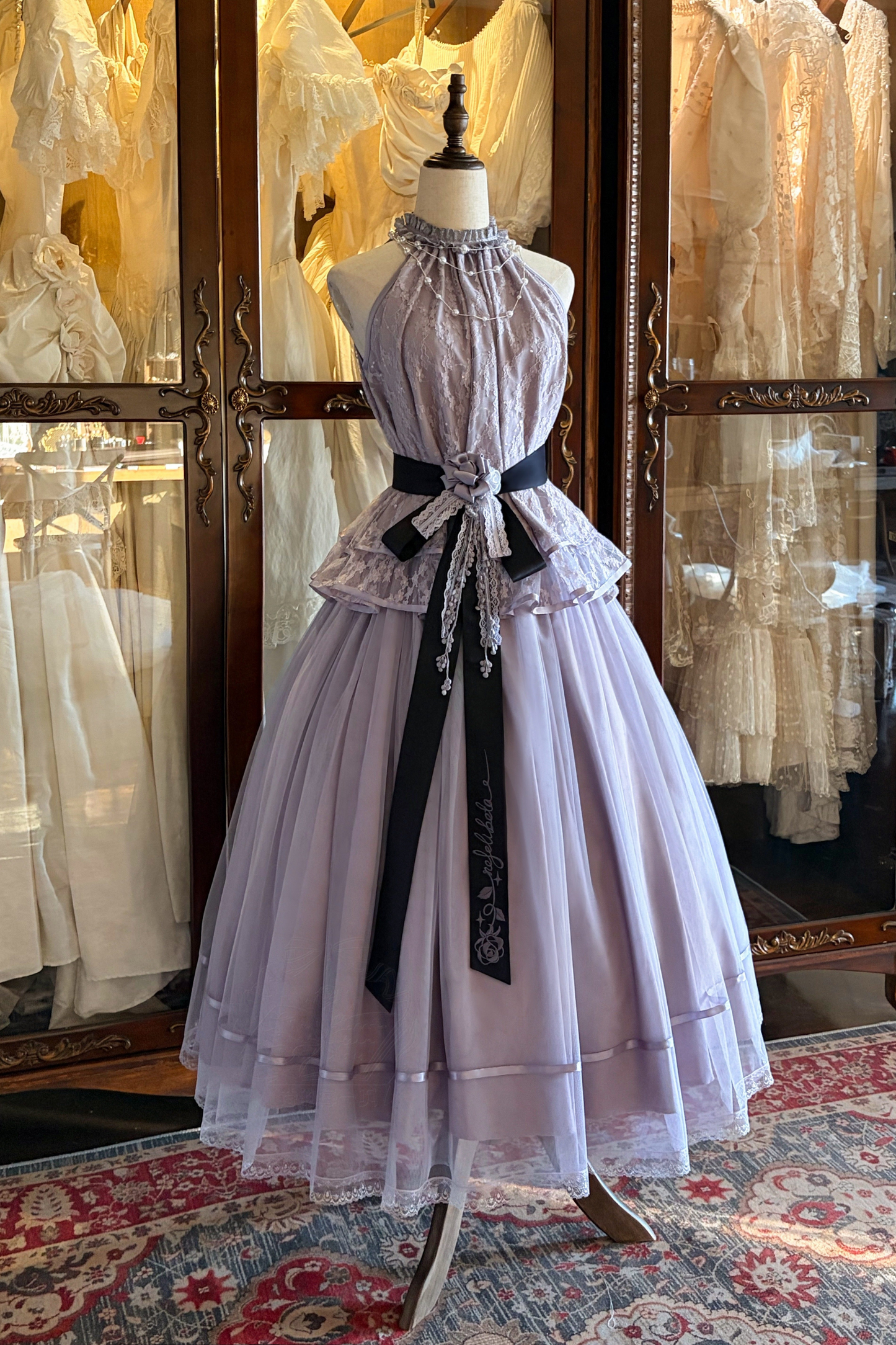 【4月5日予約締切】レトロエレガントインナー+トップス+スカート+アクセサリー