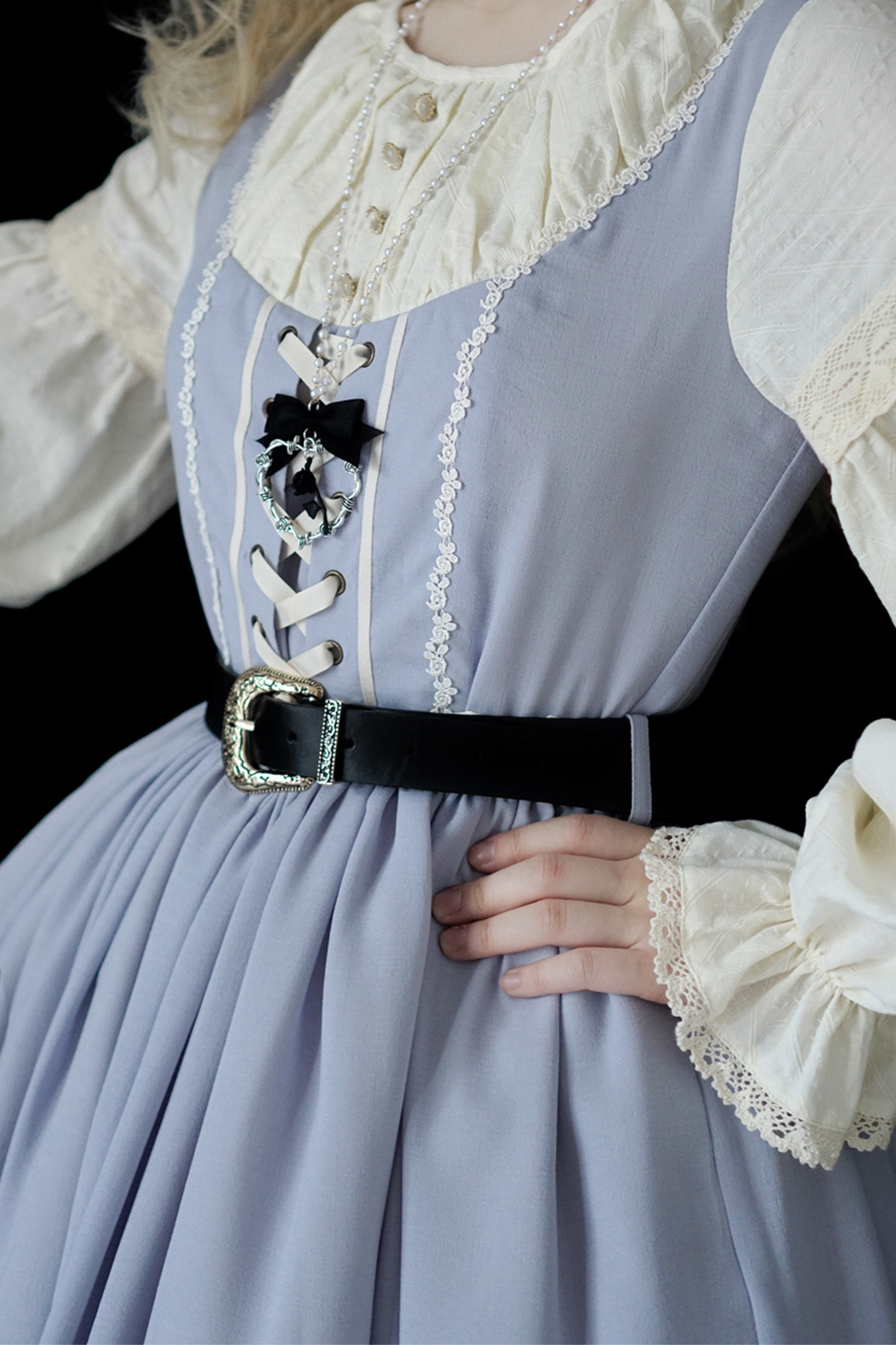 スケッチワイルドローズエレガントロリータドレス