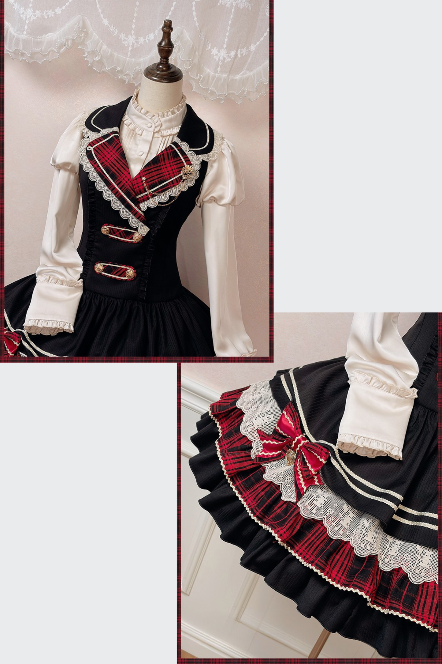 【1月13日予約締切】Honor Guard Ceremonyフリルスタンドカラーシャツ