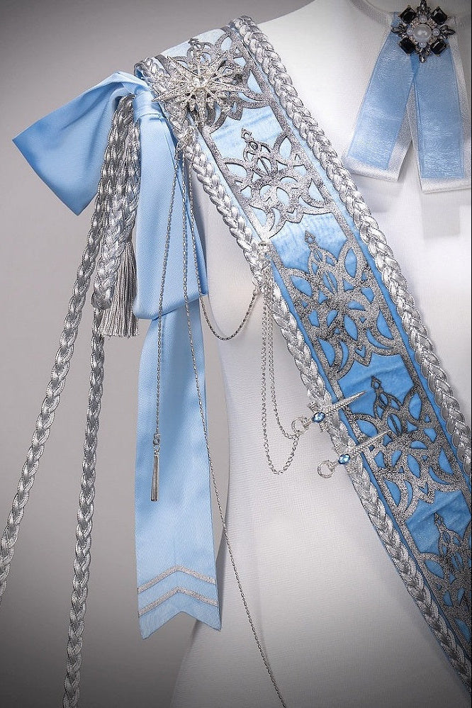 【12月7日予約締切】５ Colors Royal Prince-Style Military Lolita Series Accessories (Sash, Detachable Fur Collar)