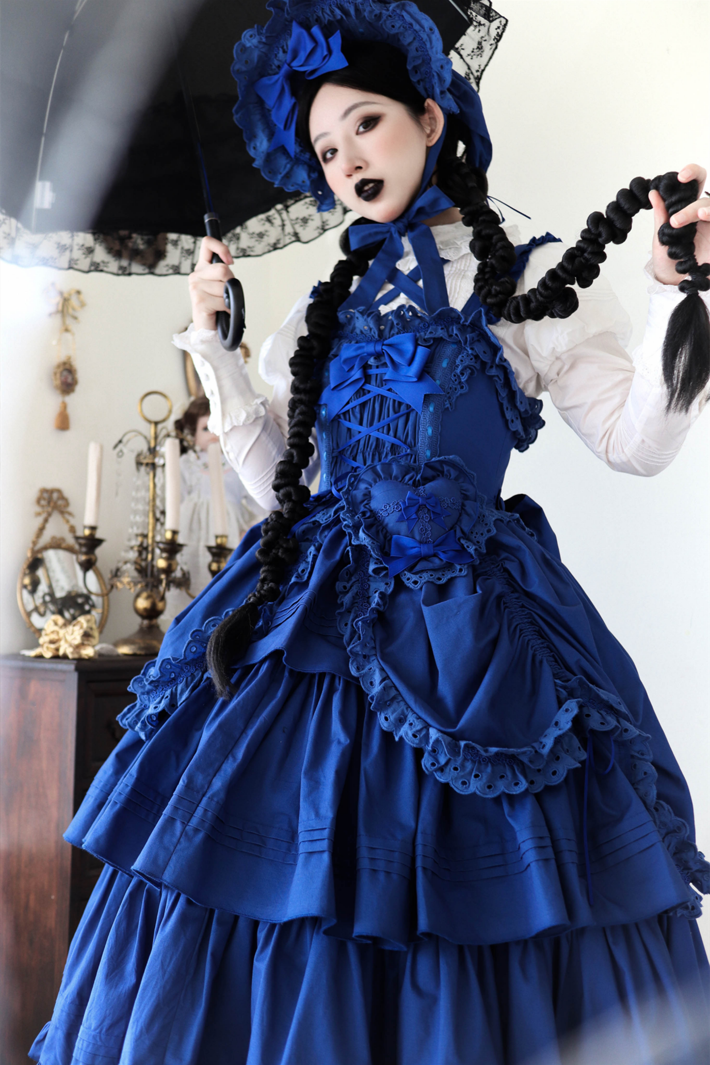 Lace Goth Subculture Dark Star Island Lolita Dress
