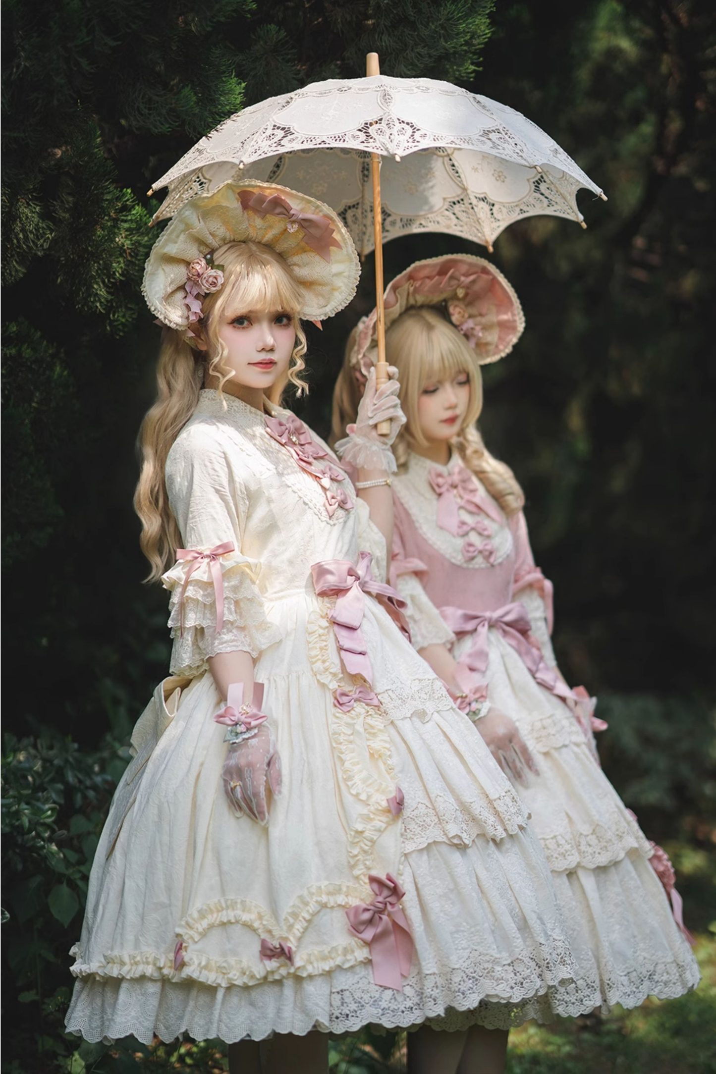 エレガントプリンセススリーブロリータドレス