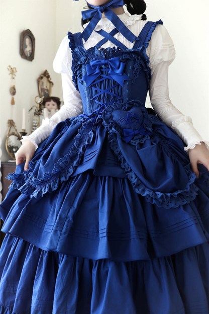 Lace Goth Subculture Dark Star Island Lolita Dress