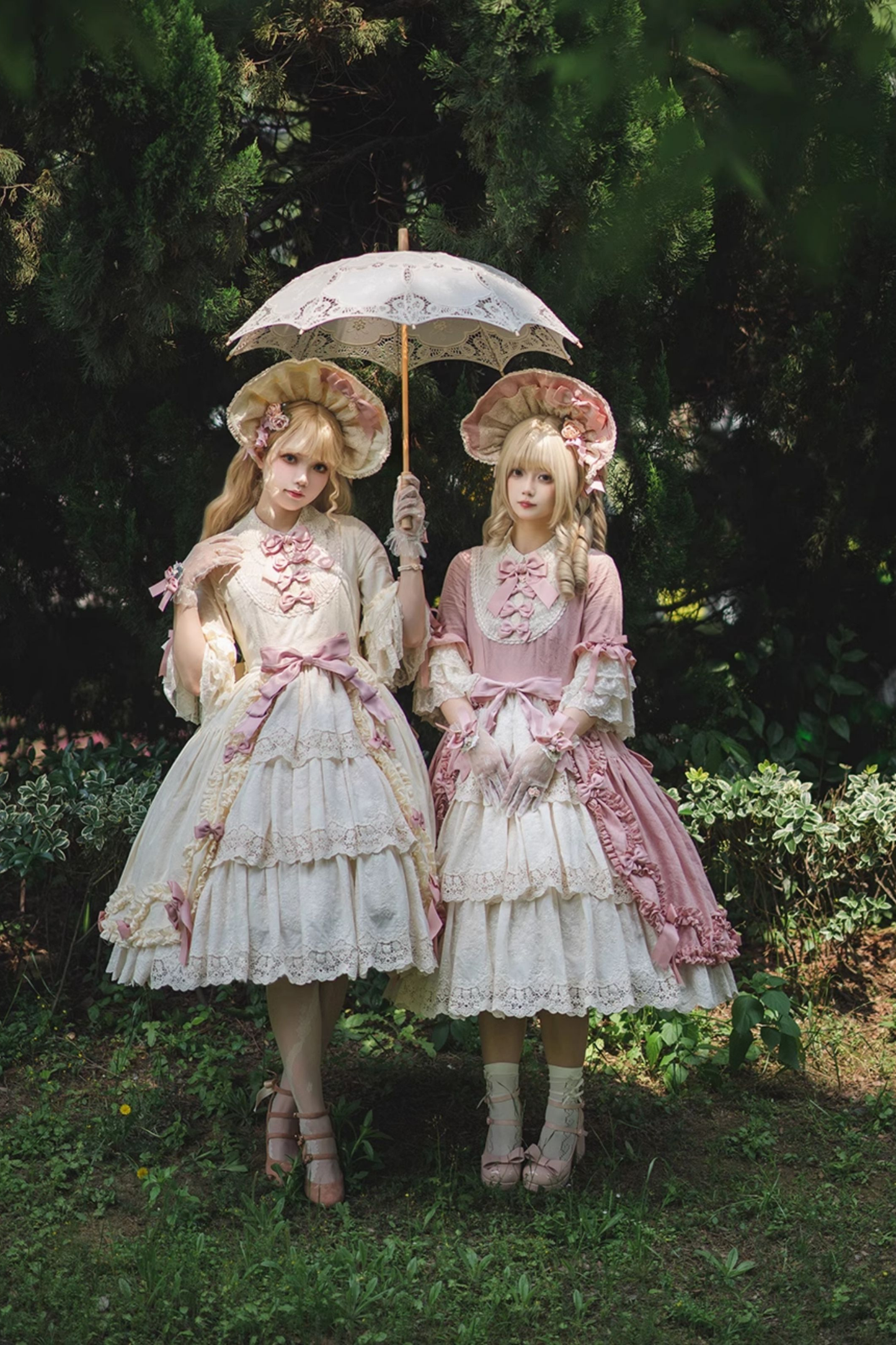 エレガントプリンセススリーブロリータドレス