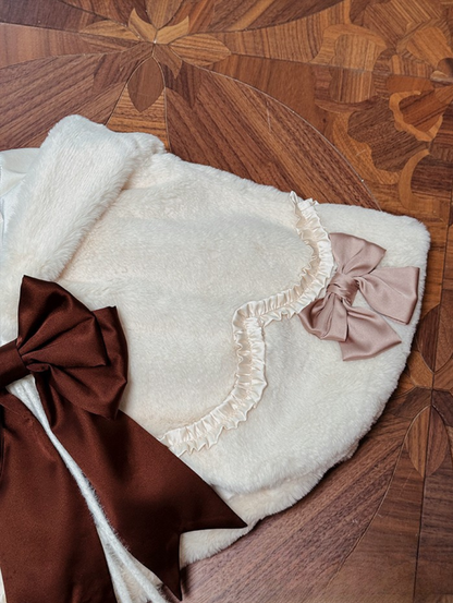 [Deadline for reservations: December 8] Frosted Sugar Rabbit Series Rabbit Ear Hoodie Cape Coat