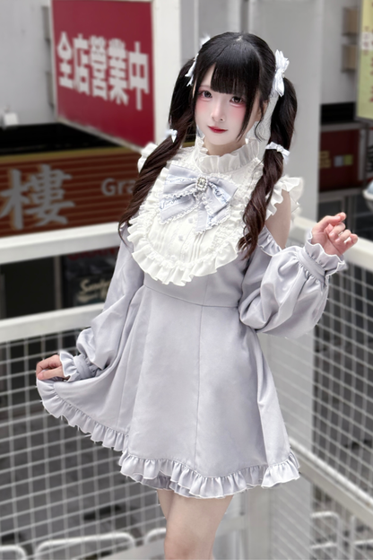 ローズプリンセスオフショルダーフリルリボントップス