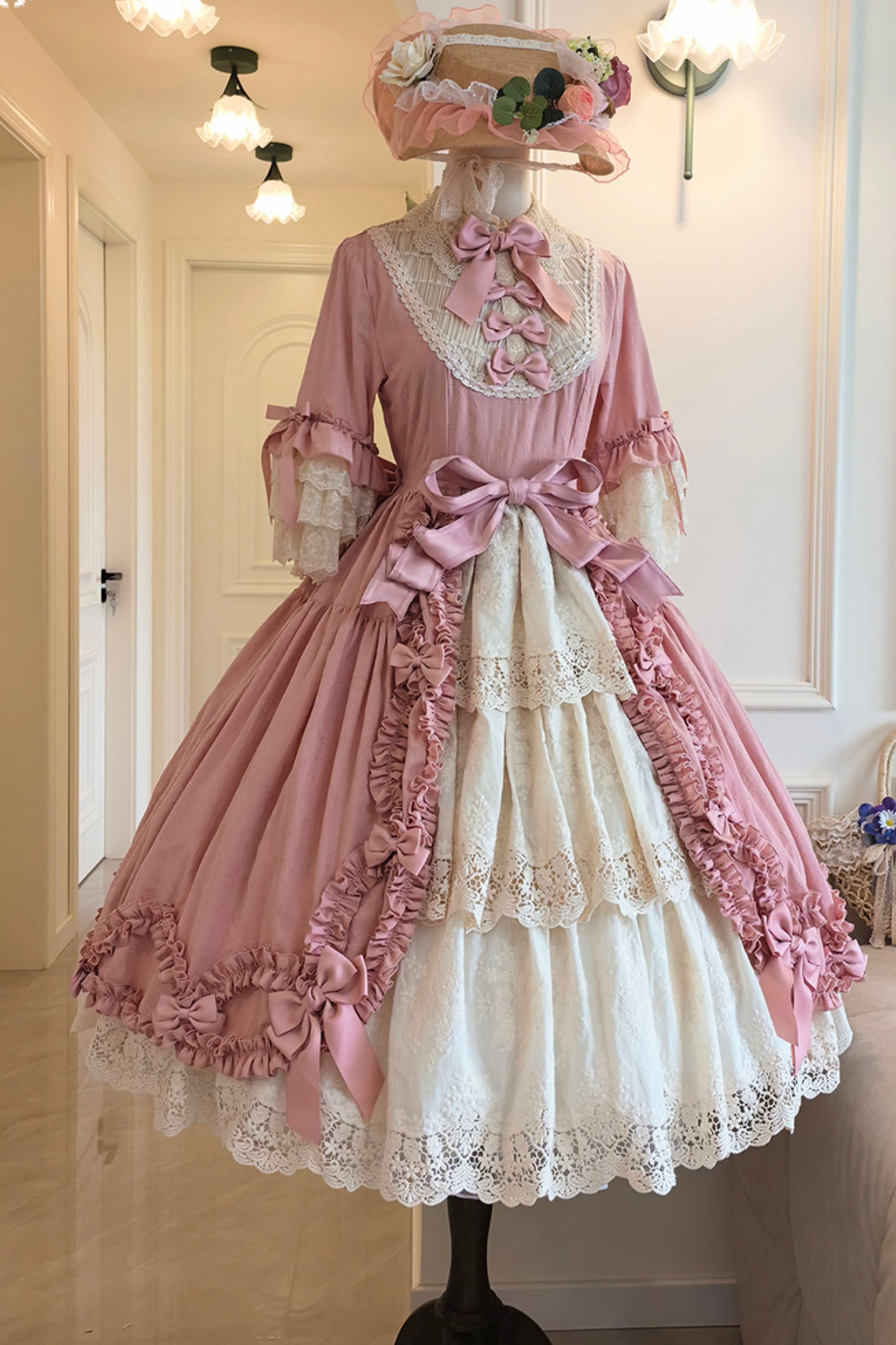 エレガントプリンセススリーブロリータドレス