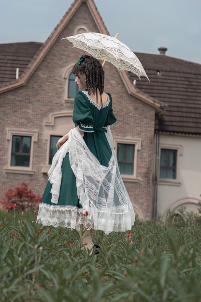 Elegant Retro Lace Classic Lolita Dress