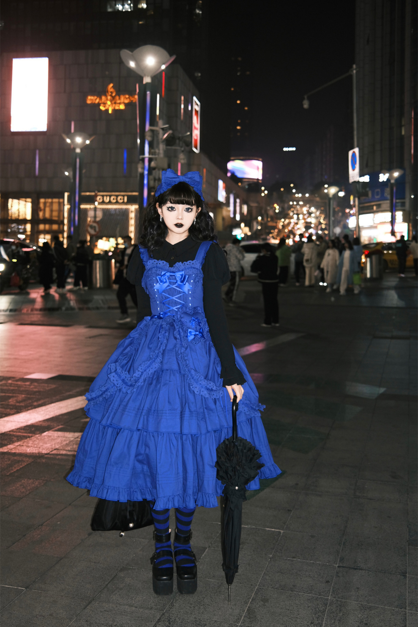 Lace Goth Subculture Dark Star Island Lolita Dress