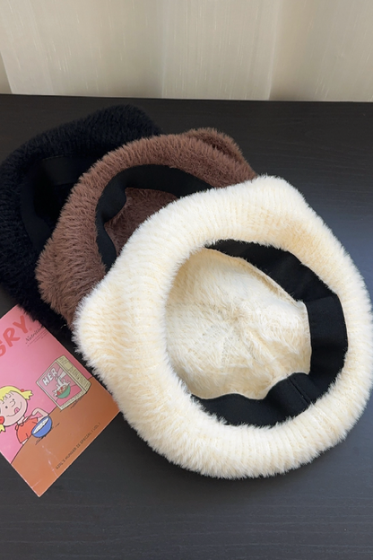 猫耳ファーベレー帽