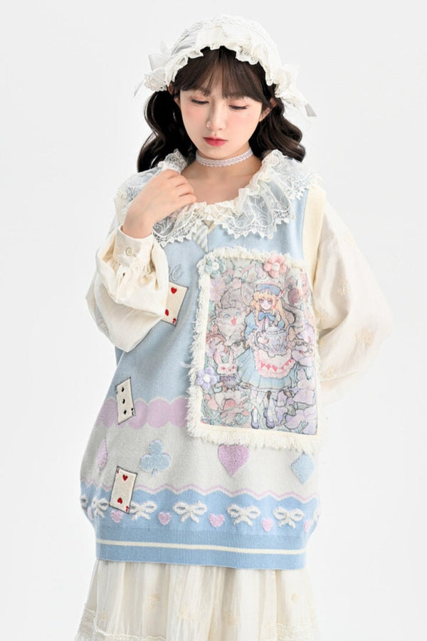 Alice Poker Fairy Tail Healing Sweater