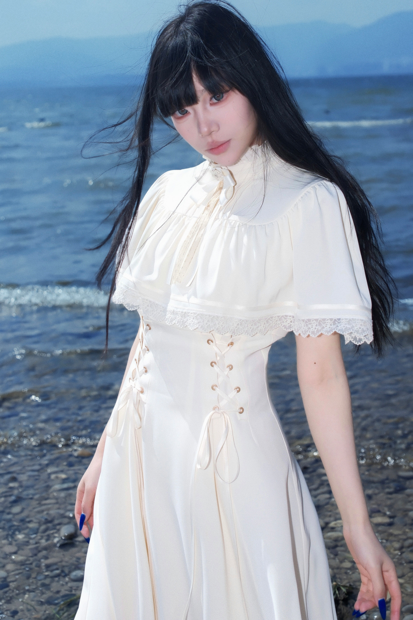 フレンチレトロレースドレス