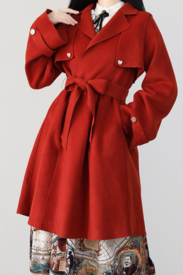 オールウールウィンターコート